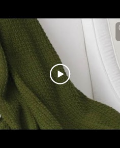 Crochet Crinkle Stitch - Blanket