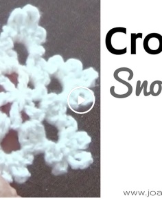 Crochet Snowflake -Ornaments - Holiday DIY - Home Decor