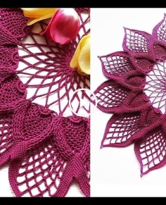 Amazing crochet doily free pattern