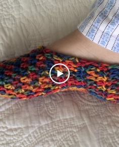 How To Measure And Crochet Slippers Lilu39;s Handmade Corner Video  222