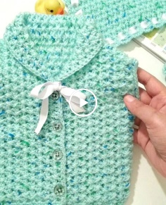 HOW TO CROCHET A CARDIGAN VEST #1 FOR Baby & Kids Sizes ?THE CROCHET SHOP by NANNO