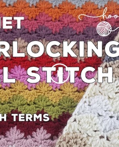 Crochet Interlocking Shell Stitch   Ripple Shell Blanket