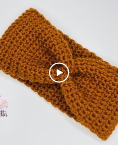 Crochet X-Twist Headband  Earwarmer  BEGINNER