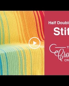 Half Double Crochet Stitch (HDC)