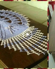 Gorgeous Crochet Table Runner