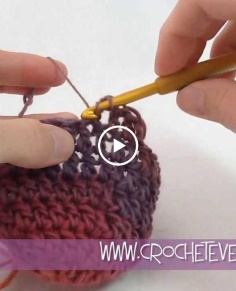 Straight Seam In Double Crochet With No Chain 3 Beginning