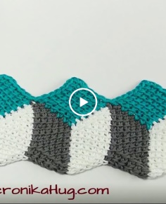 Entrelac 3D Optics Tunisian Crochet - Part 1 - Veronika Hug