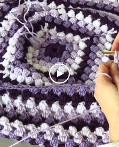 How to crochet a puff stitch