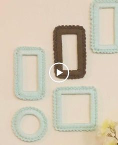 DIY Home decor ideas  Crochet Wall decor Crochet Frames