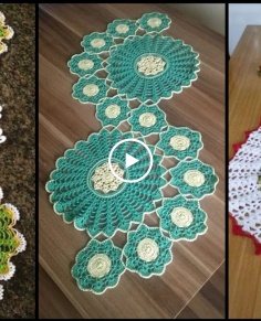 Latest Beautiful And Outstanding Crochet amp; Knitting Table Runner Pattern
