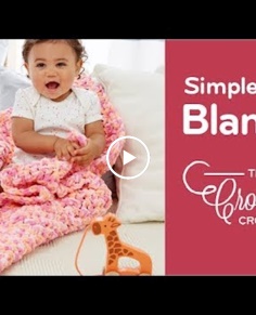 Crochet Simple Baby Blanket for Beginners