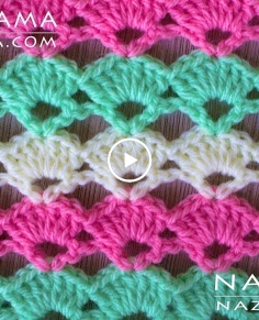 Crochet Shell Stitch 001 - Stitchorama by Naztazia