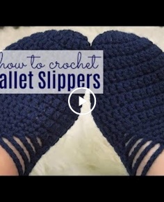 Crochet Ballet Slippers Tutorial