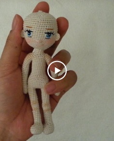 Little doll crochet Miniature doll croche Legs and Body
