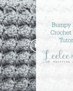 Bumpy Rows Crochet Stitch