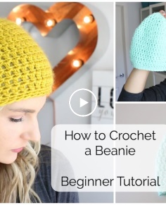 How to Crochet a Beanie - Beginner Tutorial
