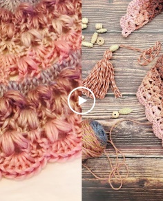 Puff Garden Shawl - Crochet Tutorial - CHECK DESCRIPTION BOX FOR UPDATED PATTERN LINK - RIGHT HANDED