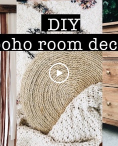 DIY BOHO ROOM DECOR on a budget  Bedroom Makeover (PART 1)
