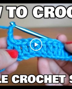 How to Crochet For Beginners  Double Crochet Stitch  Kristin's Crochet Tutorial's