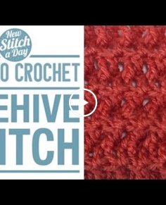 How to Crochet the Beehive Stitch