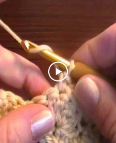 How to crochet the Solid Shell Stitch