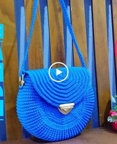 Crochet  Aozora Crochet Bag Tutorial Free Pattern