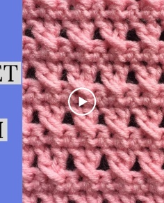 CROCHET X STITCH TUTORIAL~ Great for Blankets Scarfs or Hats