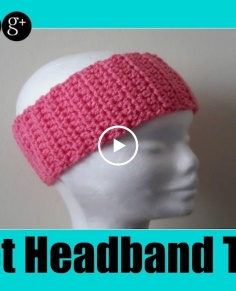 Crochet Headband Easy Tutorial