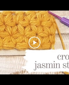 How to crochet jasmin stitch or star stitch