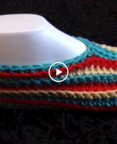 How to Crochet Slippers Pattern 1022
