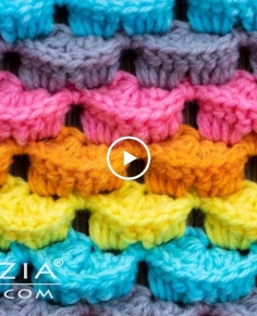 How to Crochet 3D Stitch for Scarf Blanket Hat and More