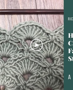 Fan and V Stitch - How to Crochet