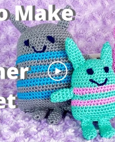 Lovey Babies Crochet Toy Pattern Easy Beginner Project that is Quick and Great for Anyone
