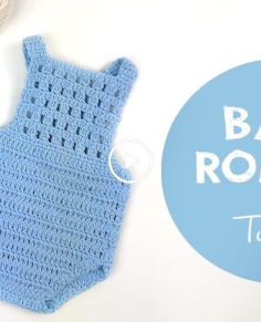 How To Crochet Baby Romper | Croby Patterns