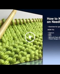How to Knit - Cast On Beginner (with closed captions) start knitting