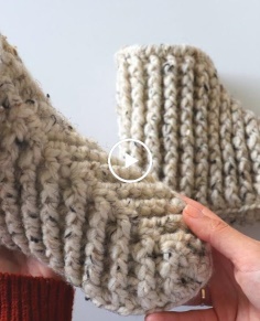 Crochet Beginner Boots  Slippers For Men And Women