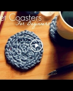 DIY Crochet Coasters  Crochet Pattern for Beginners
