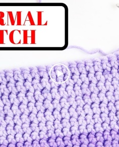 Easy and detailed Tutorial for the Thermal Crochet Stitch aka Double Thick Crochet Stitch