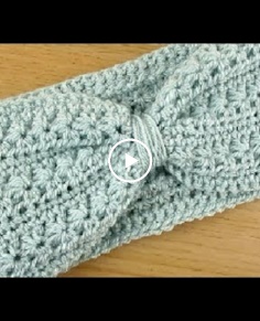 Crochet headband Ear warmer STAR stitch Adults Beginners tutorial - Designed by Happy Crochet club