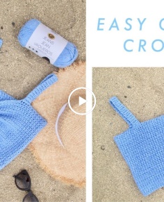 Easy Crochet Crop Top DIY Tutorial
