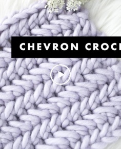 How To Herringbone Single Crochet Stitch Tutorial