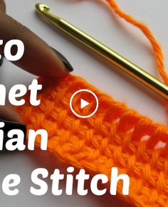 How To Crochet - Tunisian Simple Stitch (TSS) Crochet Stitch