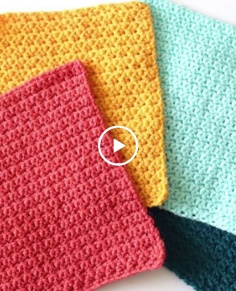 Grit Stitch Crochet Squares